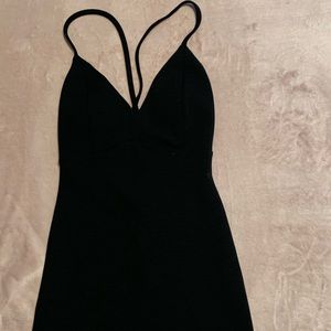 Black Cross Over Dress